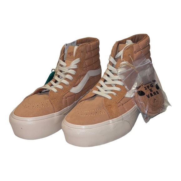 VANS X JOE FRESH GOODS SK8 HI Platforms LX Camel JFG Skate Vault Shoes - Picture 2 of 11